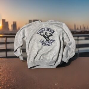 Vtg 80's Venice Beach California Muscle Beach Hill Sweatshirt Made In USA M
